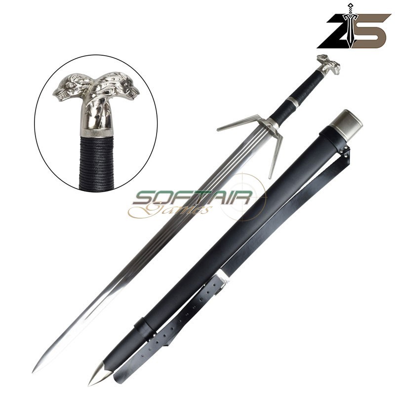 Ornamental fantasy sword Serpentine Silver Sword Geralt of Rivia ZSWORDS (ZS638) Ornamental fantasy sword Serpentine Silver Sword Geralt of Rivia ZSWORDS (ZS638)