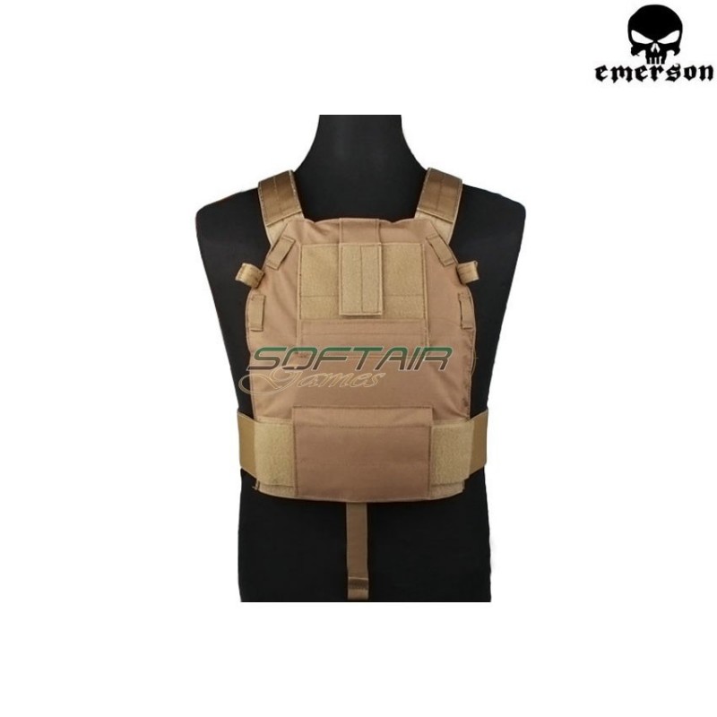 Lbt6094 Slick Plate Carrier Coyote Brown Emerson (em2982cb)