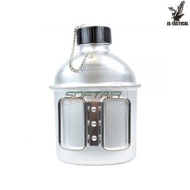 Aluminum canteen 1 liter with cup JS-TACTICAL (JS-1802)