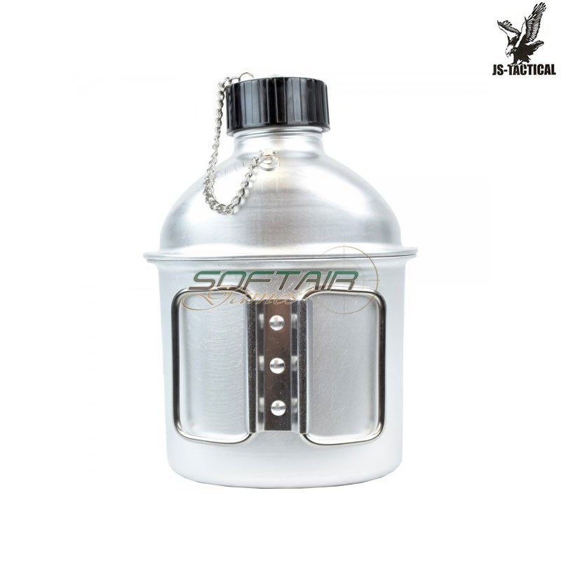 Aluminum canteen 1 liter with cup JS-TACTICAL (JS-1802)