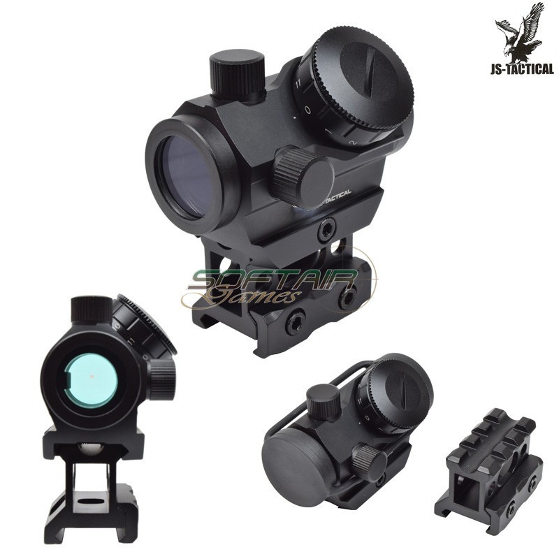 Mini Dot sight Black con rialzo JS Tactical (js-m1k) Mini Dot sight Black con rialzo JS Tactical (js-m1k)