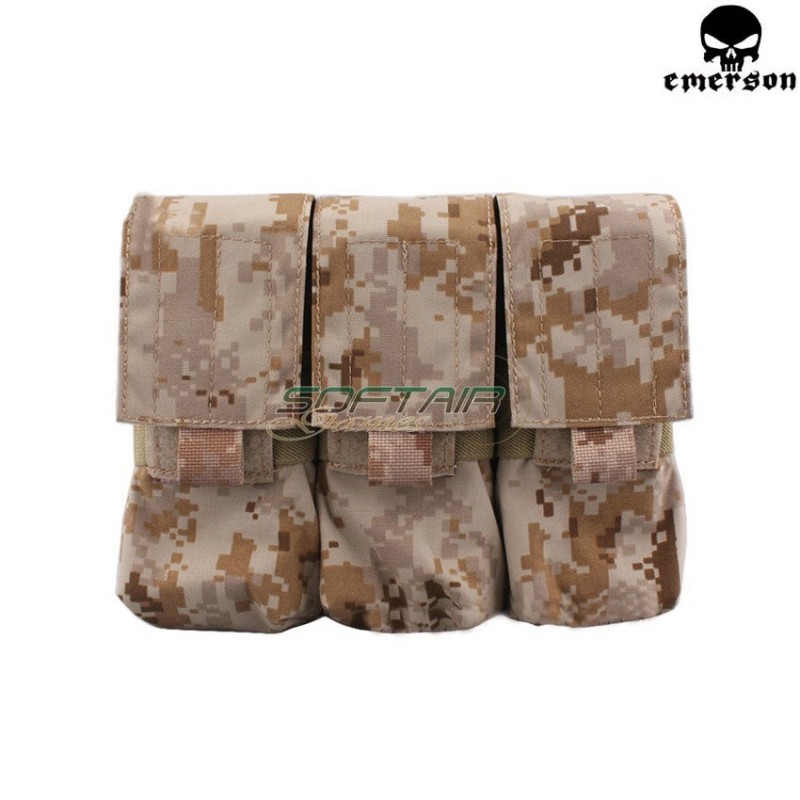 Triple Magazines Pouch Aor1 Emerson (em6352aor1)