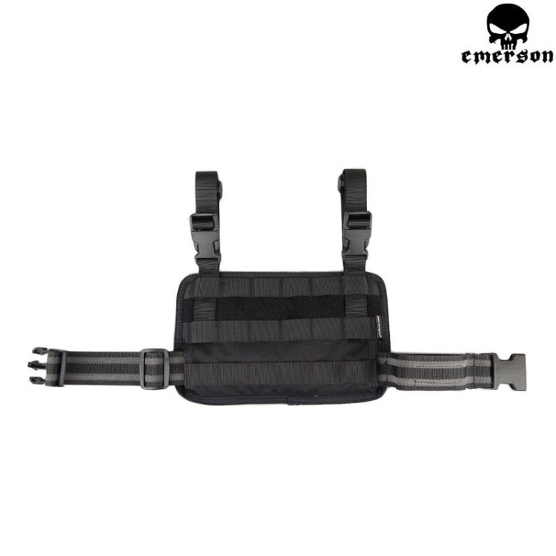 Cosciale Rifle Drop Leg Molle Panel Black Emerson (em6277bk)