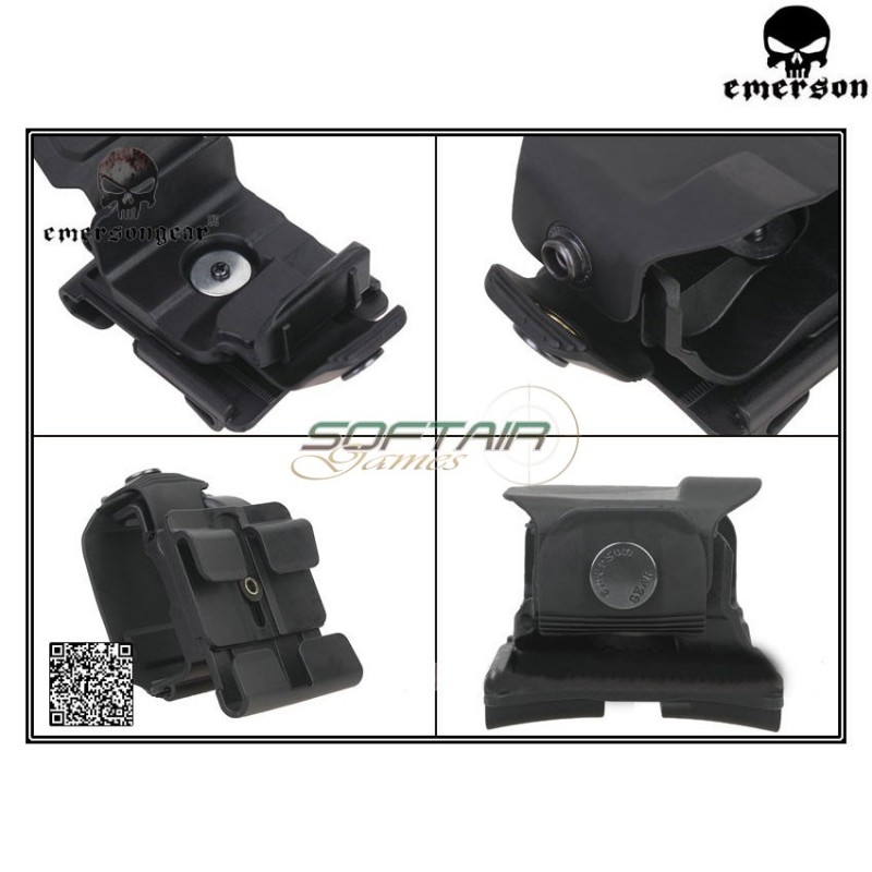 Cp Style Glock Gun Clip Black Emerson (em6138bk) Cp Style Glock Gun Clip Black Emerson (em6138bk)