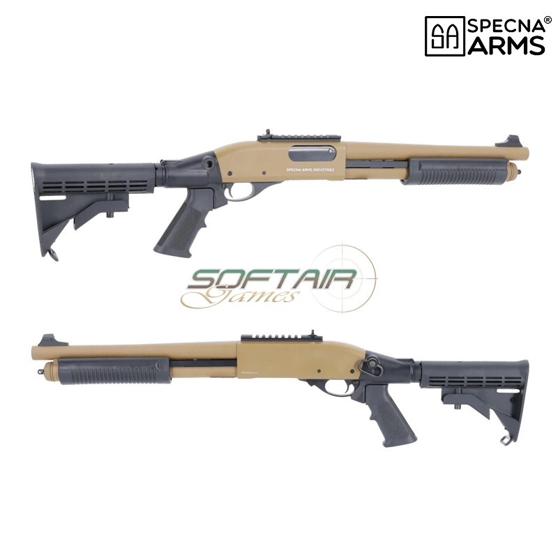 Fucile a pompa a GAS SA-VGS6 VAPOR™ Half-Tan Specna Arms (spe-02-047924)