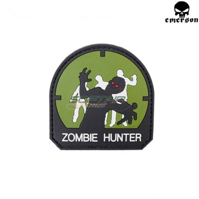 Patch Pvc Zombie Hunter Green Emerson (em5549b)