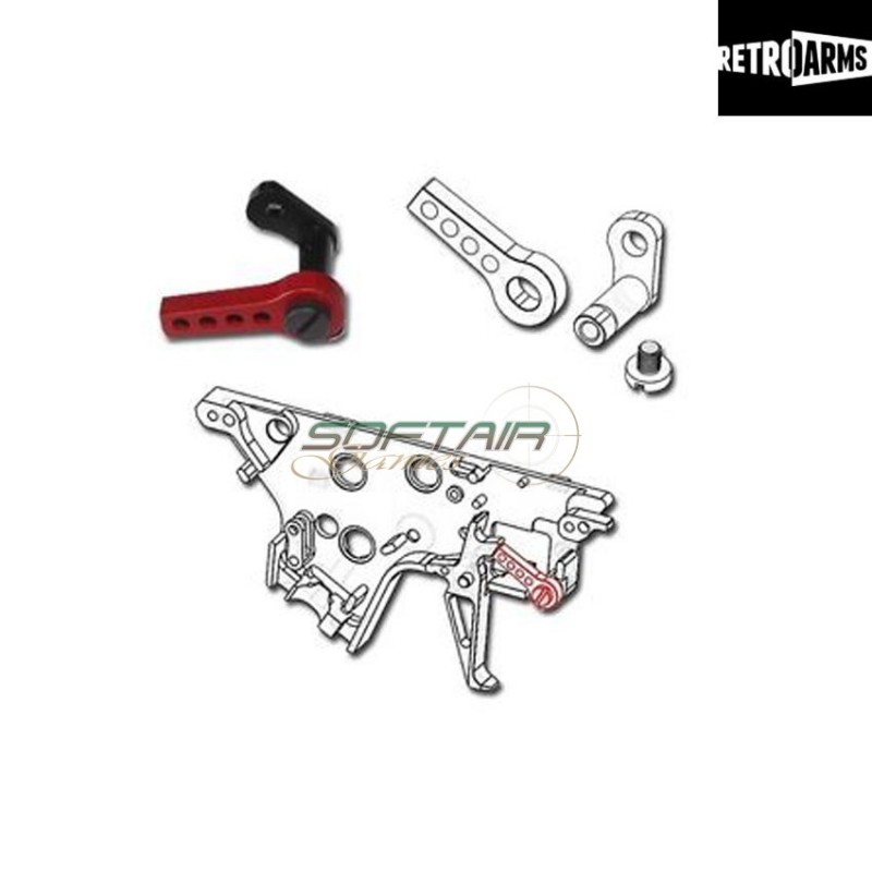 Blocco Sicura Alluminio Cnc V2 Retroarms (ra-6607) Blocco Sicura Alluminio Cnc V2 Retroarms (ra-6607)