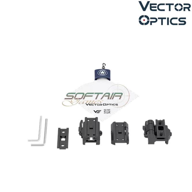 Kit Maverick Mini Red Dot & Magnifier 3x con Mount Integrato Vector Optics (VOGP-02)