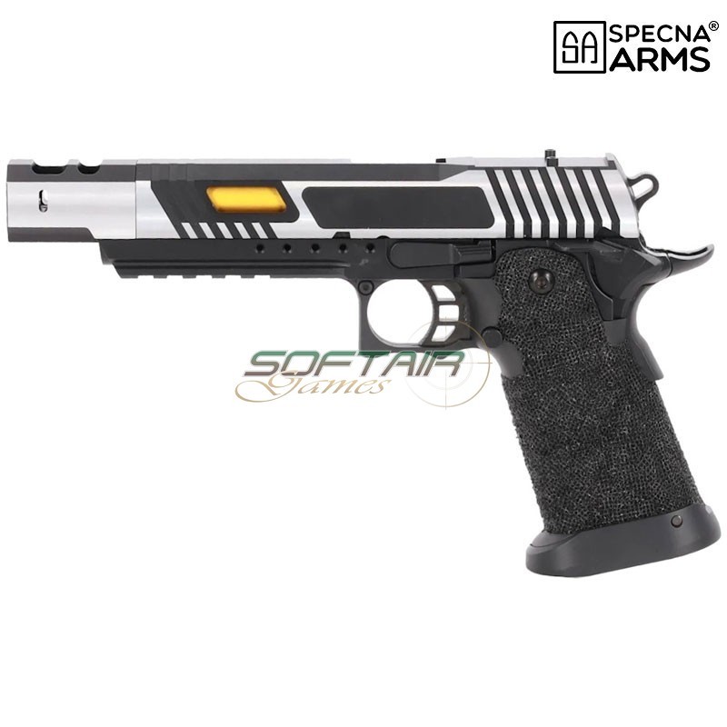 Pistola a gas SA-VGP20 Vapor Optics Ready Black & Silver Specna Arms  (SPE-02-047905)