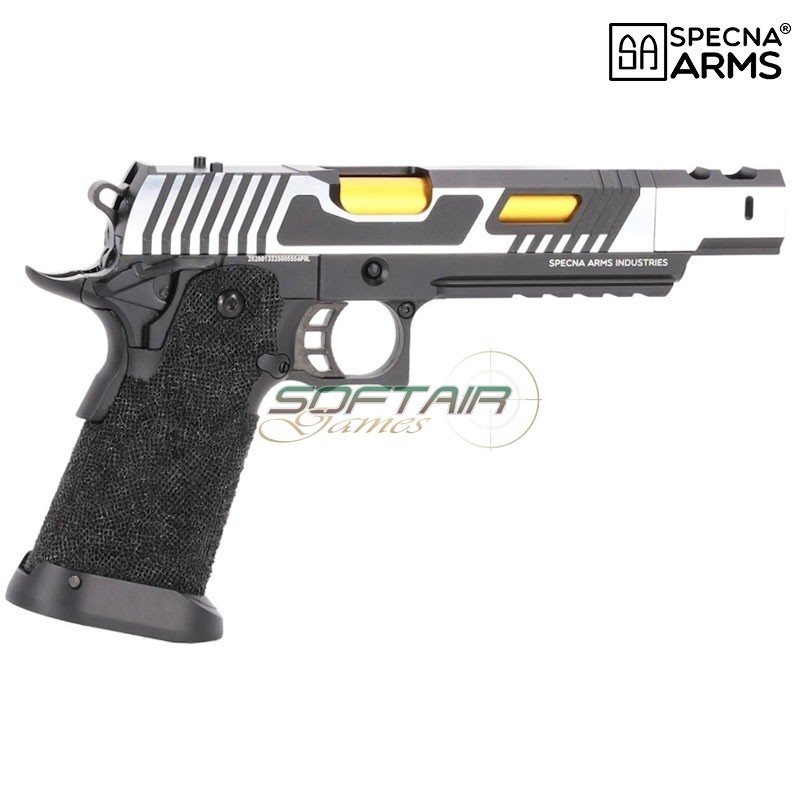 Pistola a gas SA-VGP20 Vapor Optics Ready Black & Silver Specna Arms  (SPE-02-047905)