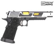 Pistola a gas SA-VGP20 Vapor Optics Ready Black & Silver Specna Arms  (SPE-02-047905)