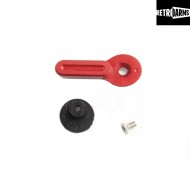 Fire Selector Cnc M4-b Type Long Red Retroarms (ra-6519)
