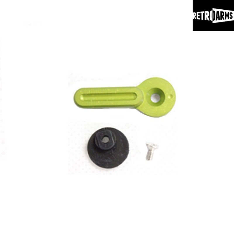 Fire Selector Cnc M4-b Type Long Green Retroarms (ra-6520)