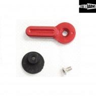 Fire Selector Cnc M4-b Type Medium Red Retroarms (ra-6515)
