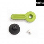 Fire Selector Cnc M4-b Type Medium Green Retroarms (ra-6516)