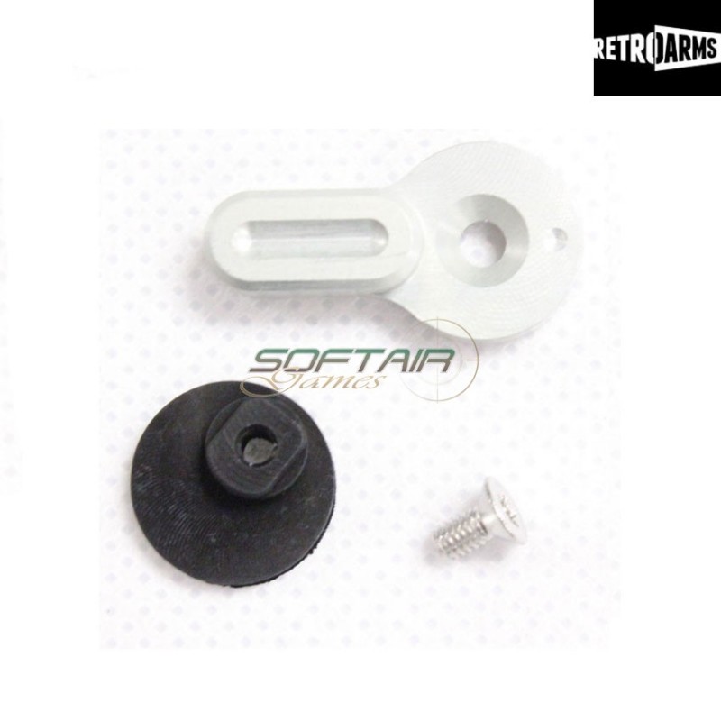 Fire Selector Cnc M4-b Type Small Silver Retroarms (ra-6500)
