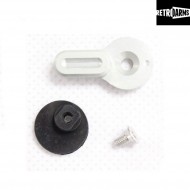 Fire Selector Cnc M4-b Type Small Silver Retroarms (ra-6500)