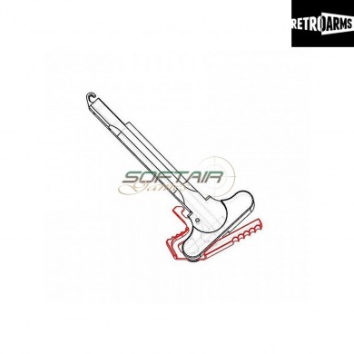 Charging Handle Latch Extension M4-a Green Cnc Retroarms (ra-6657)