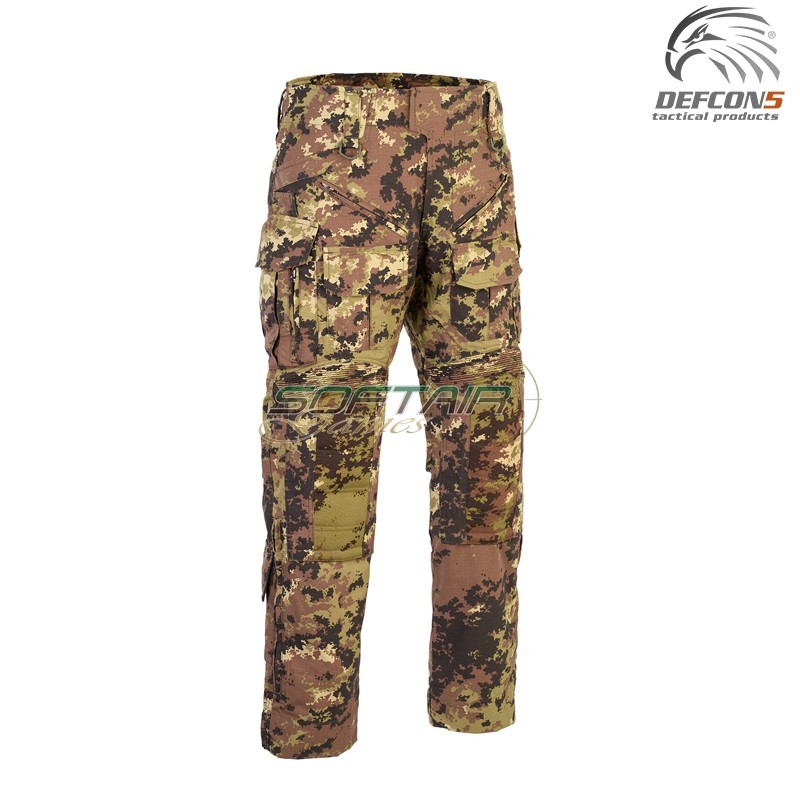Bulldog Tactical Pant VEGETATO ITA Poly Cotton Rip-Stop Defcon 5 (D5-3175-VI)