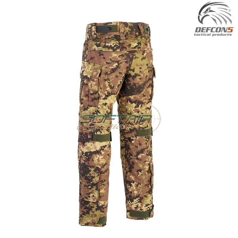 Bulldog Tactical Pant VEGETATO ITA Poly Cotton Rip-Stop Defcon 5 (D5-3175-VI)