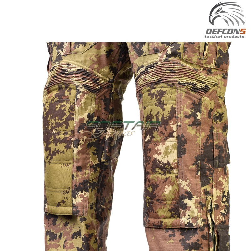 Bulldog Tactical Pant VEGETATO ITA Poly Cotton Rip-Stop Defcon 5 (D5-3175-VI)