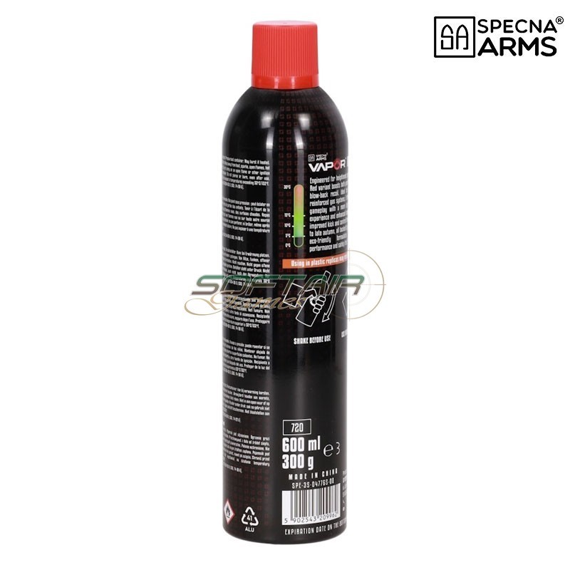 GREEN GAS Vapor Red 600 ml SPECNA ARMS (SPE-35-047765)