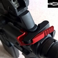 Charging Handle Latch Extension M4-a Red Cnc Retroarms (ra-6673)