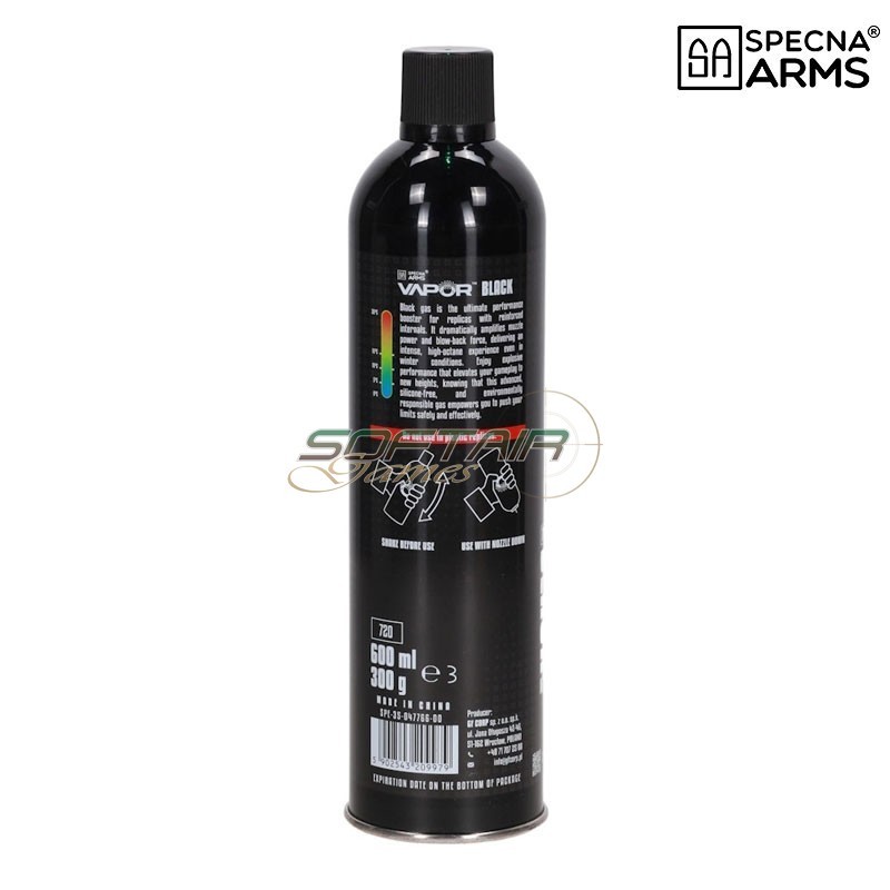 GREEN GAS Vapor Black 600 ml SPECNA ARMS (SPE-35-047766)