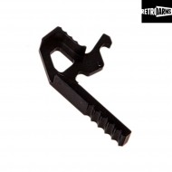 Charging Handle Latch Extension M4-a Black Cnc Retroarms (ra-6674)