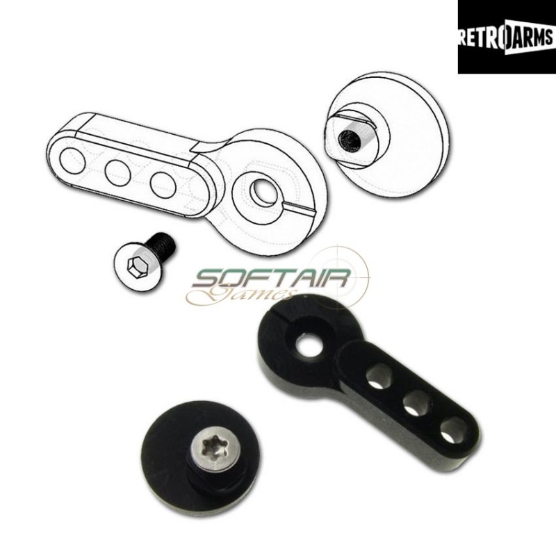 Fire Selector Cnc M4-a Black Retroarms (ra-6369)