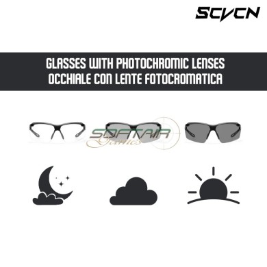 Sport Photochromic UV400 Sunglasses SCVCN (DZ-S87-PH-01)