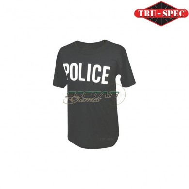 T-shirt Police Black Tru-spec (at-4307)