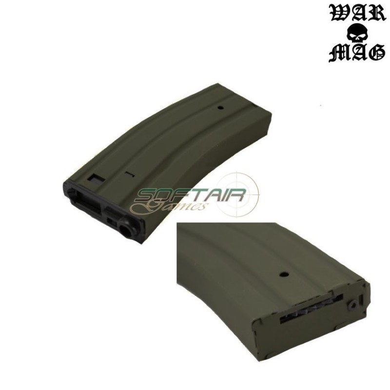 M4 Magazine 300bb Metal Ranger Green Warmag (wm-3-rg) M4 Magazine 300bb Metal Ranger Green Warmag (wm-3-rg)
