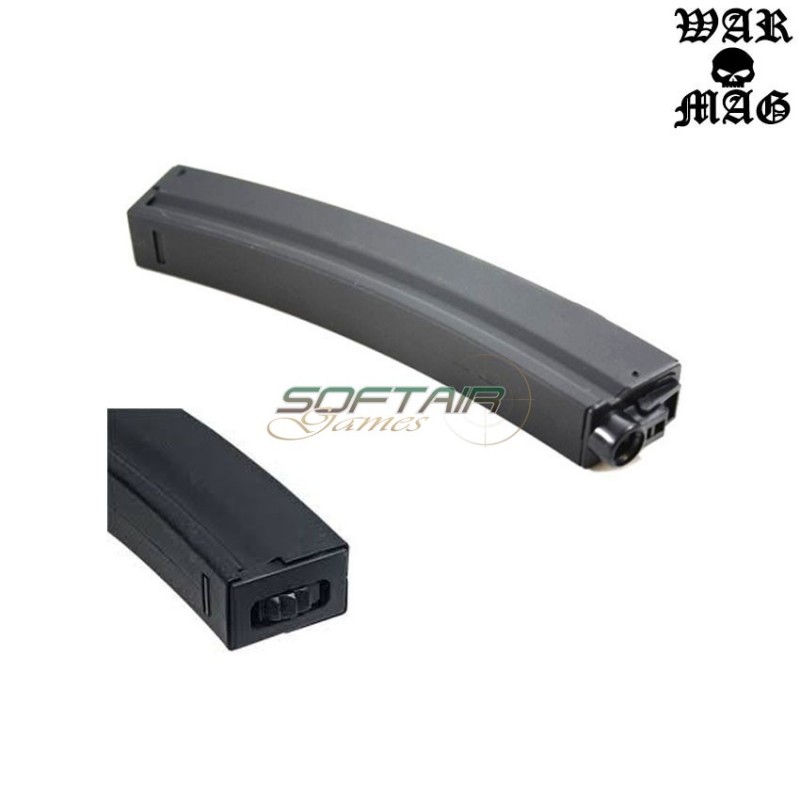 Mp5 Magazine 250bb Metal Black Warmag (wm-7-bk)