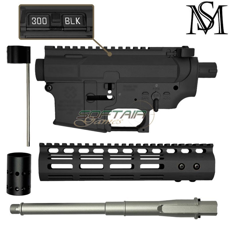 Full Kit Body N4 DEVGRU BLACK Milsim (ms-901c-bk)