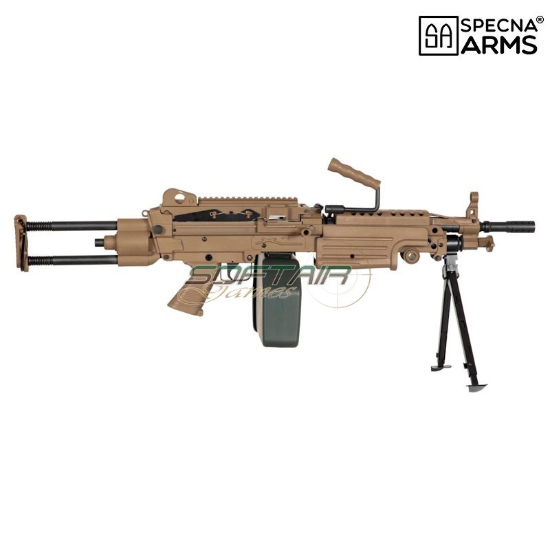 Fucile Elettrico SA-249 Para CORE machine gun TAN Specna Arms (SPE-01-028615)