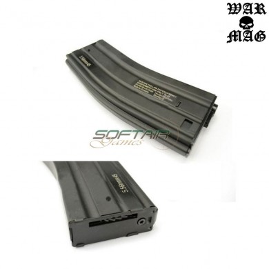 Caricatore M4 Loghi 500bb Metallo Black Warmag (wm-9-bk)