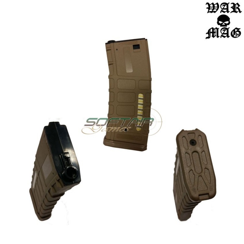 Caricatore M4 Monofilare 70bb Polimero Tan Warmag (wm-14-tan)