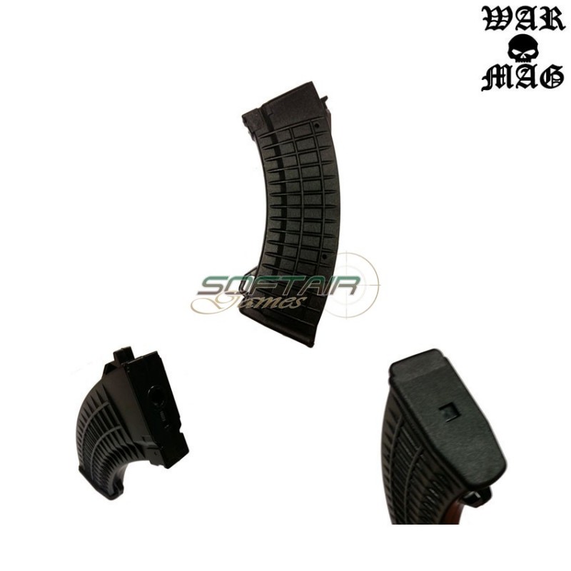 Caricatore Thermal Style Ak Monofilare 110bb Polimero Black Warmag (wm-17-bk)