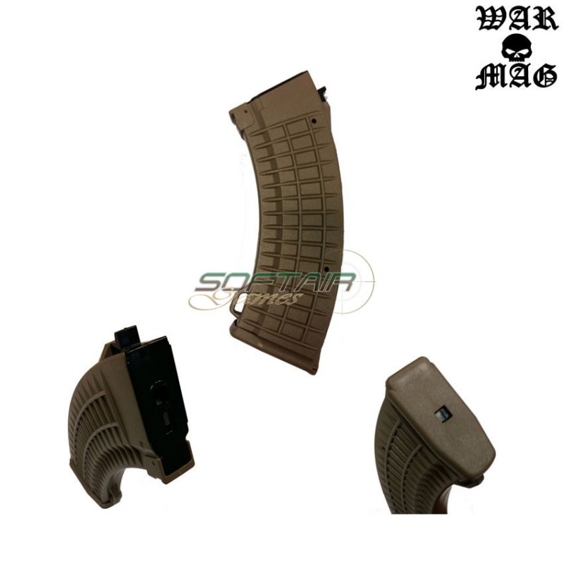 Mid-cap Thermal Style Ak Magazine 110bb Polymer Tan Warmag (wm-18-tan)