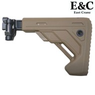 SPEAR Style Stock with 1913 Picatinny Mount (DE) – E&C (EC-MP268-DE)