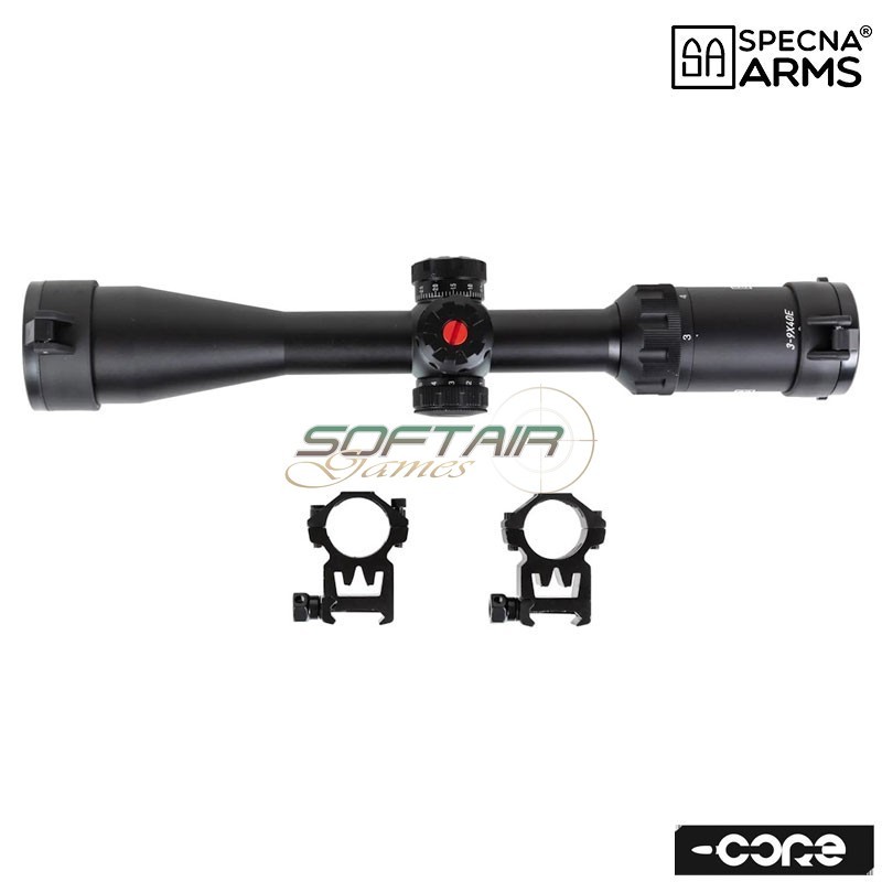 Ottica illuminata 3-9x40NG Core nera SPECNA ARMS (SPE-10-043873)