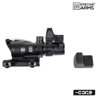 Fiber Optic illuminated 4x32 rifle scope and red dot Sharp black SPECNA ARMS (SPE-10-043885)