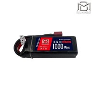 Battery Li-Po Deans connector 11.1V 1000mAh 30-60C Mini Brick Bluemax-power® (BM-11.1X1000MBD)