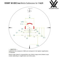 Ottica variabile AR-BDC3 MOA Venom 1-6x24 SFP Vortex (VEN-1601)