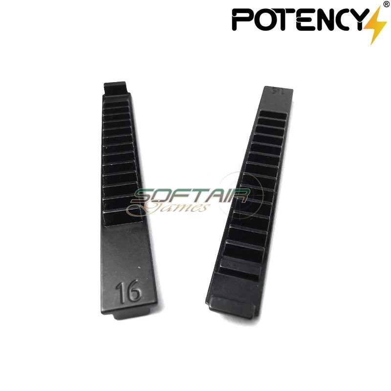 Carbon 14.5 Piston Rack CNC Steel POTENCY® (PTY-PCR)