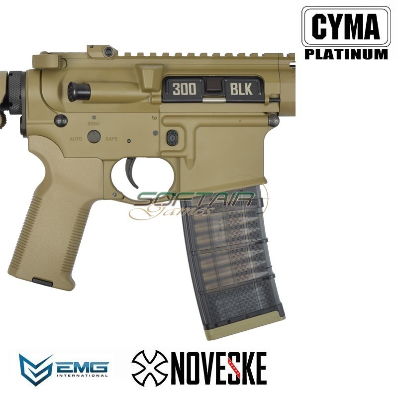 Fucile elettrico FDE Noveske 10.5" Gen III Shorty EMG by CYMA Platinum (CMN4T)