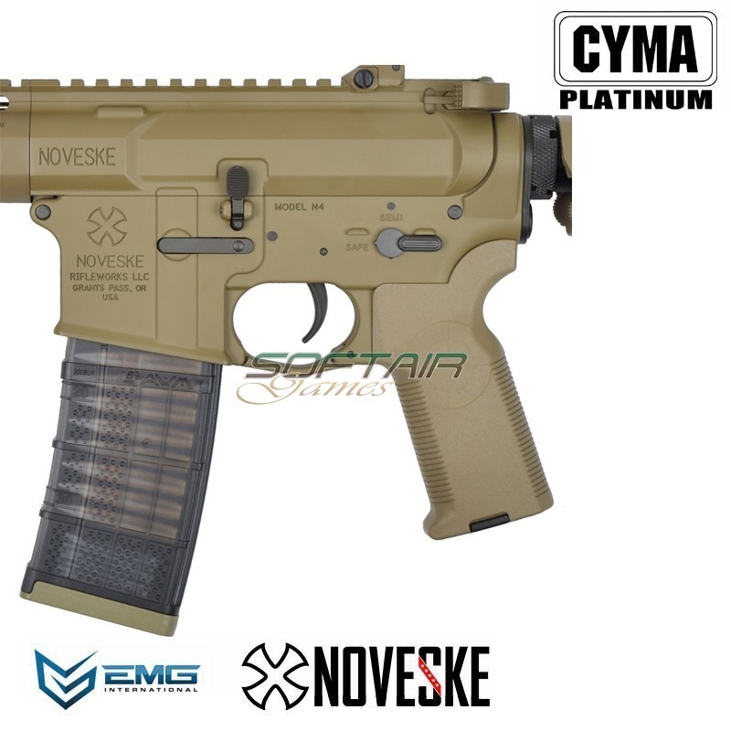 Fucile elettrico FDE Noveske 10.5" Gen III Shorty EMG by CYMA Platinum (CMN4T)