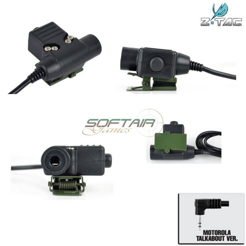 Ptt Zu94 Style Military Standard Version Motorola 1 Pin Z-tactical (z113-moto1)