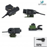 Ptt Zu94 Style Military Standard Version Motorola 2 Pin Z-tactical (z113-moto2)